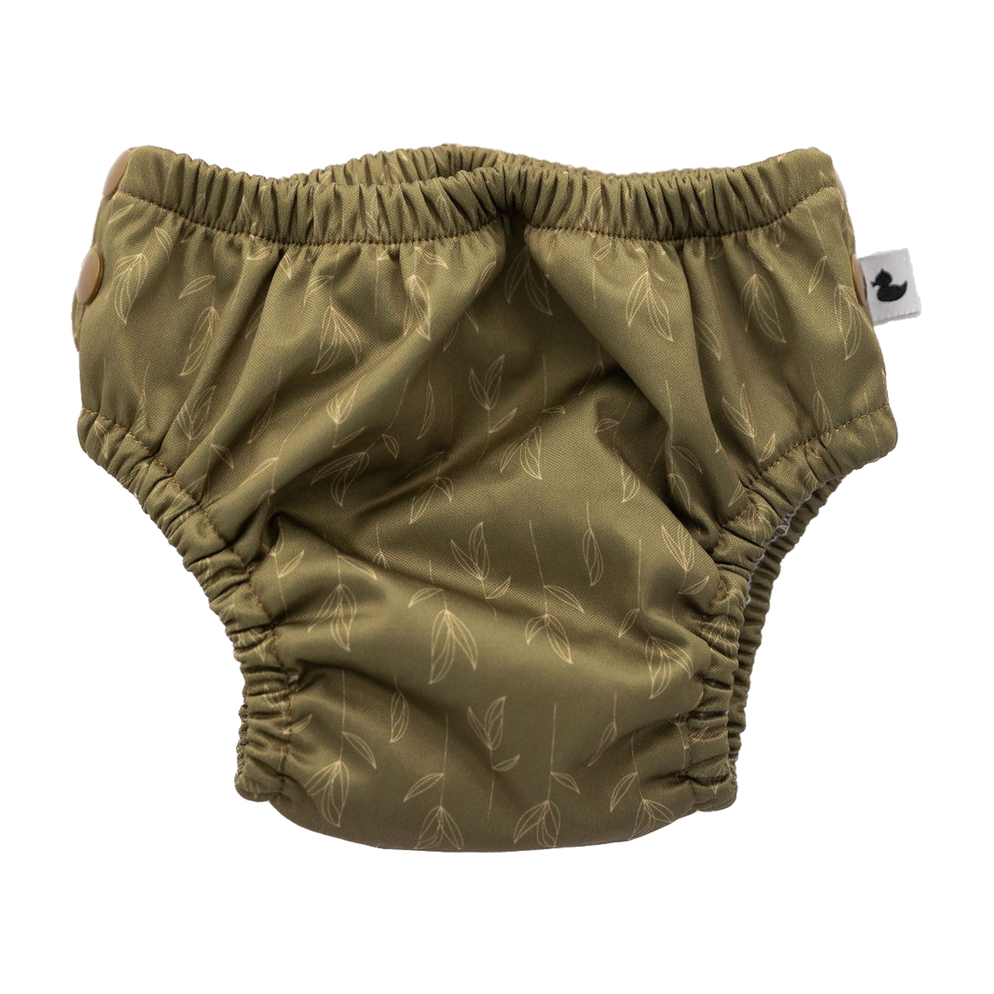 Khaki green swim nappy