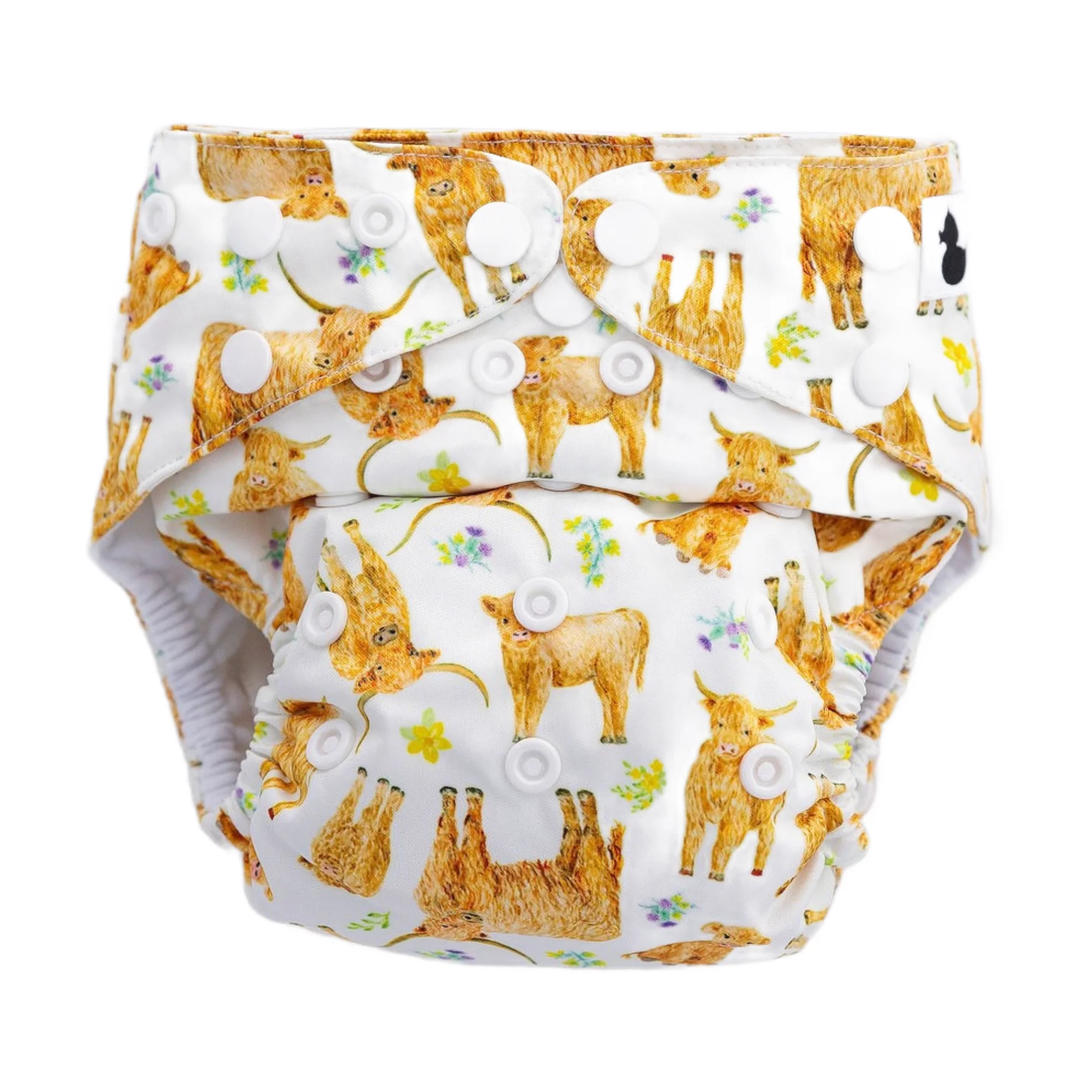 Highland Cow OSFM Nappy