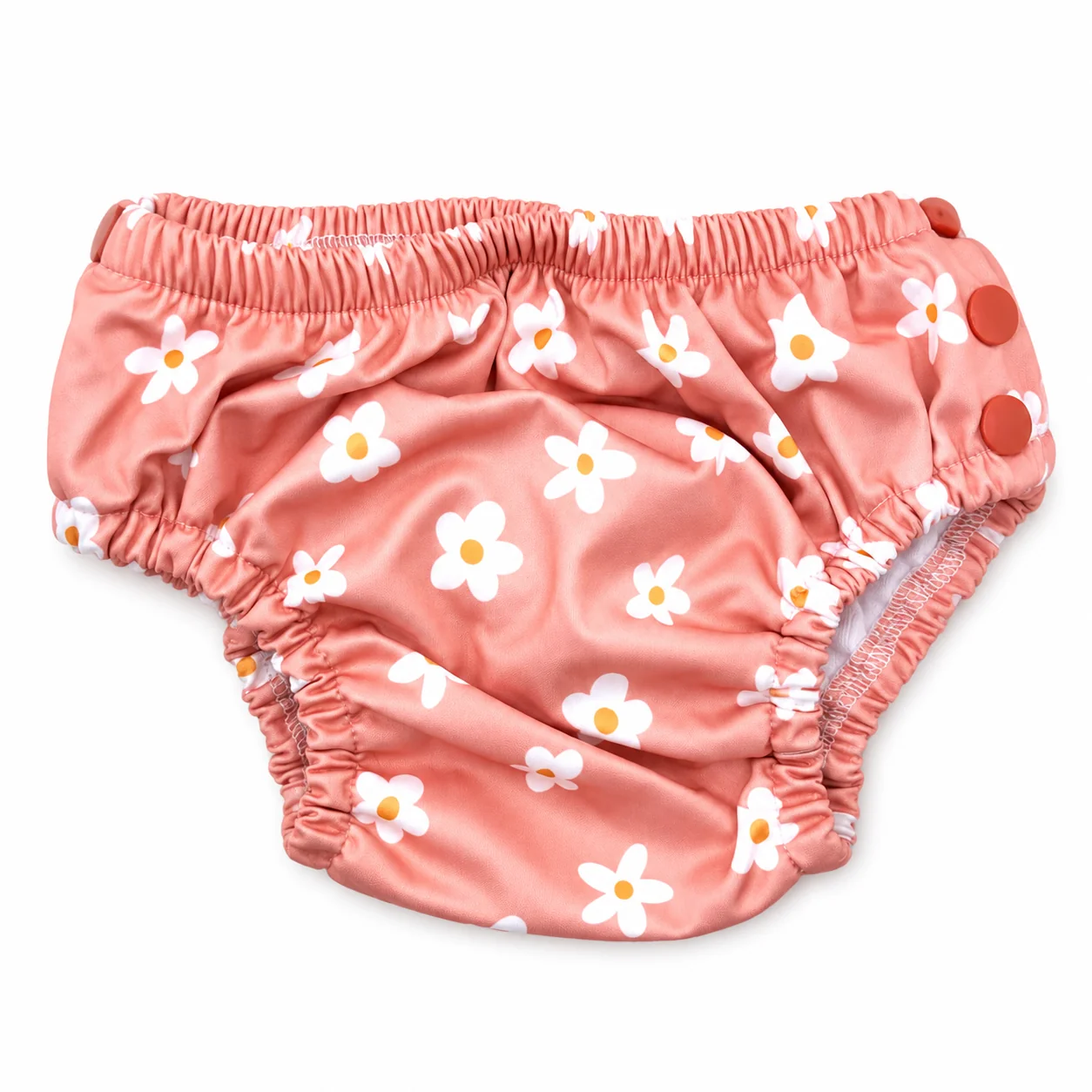 Pink Daisies | Swim Nappy