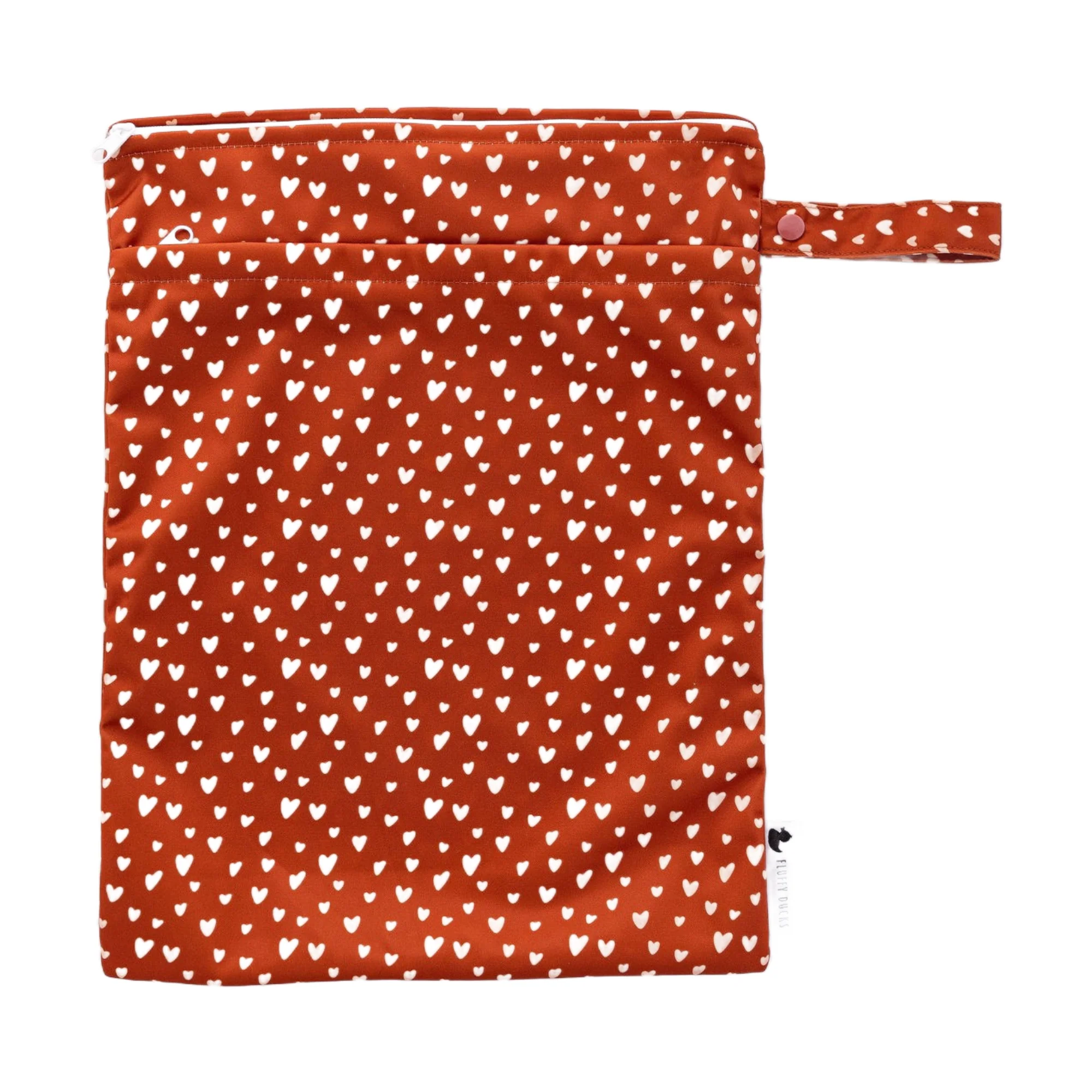 Rustic Hearts | Double Pocket Wet Bag