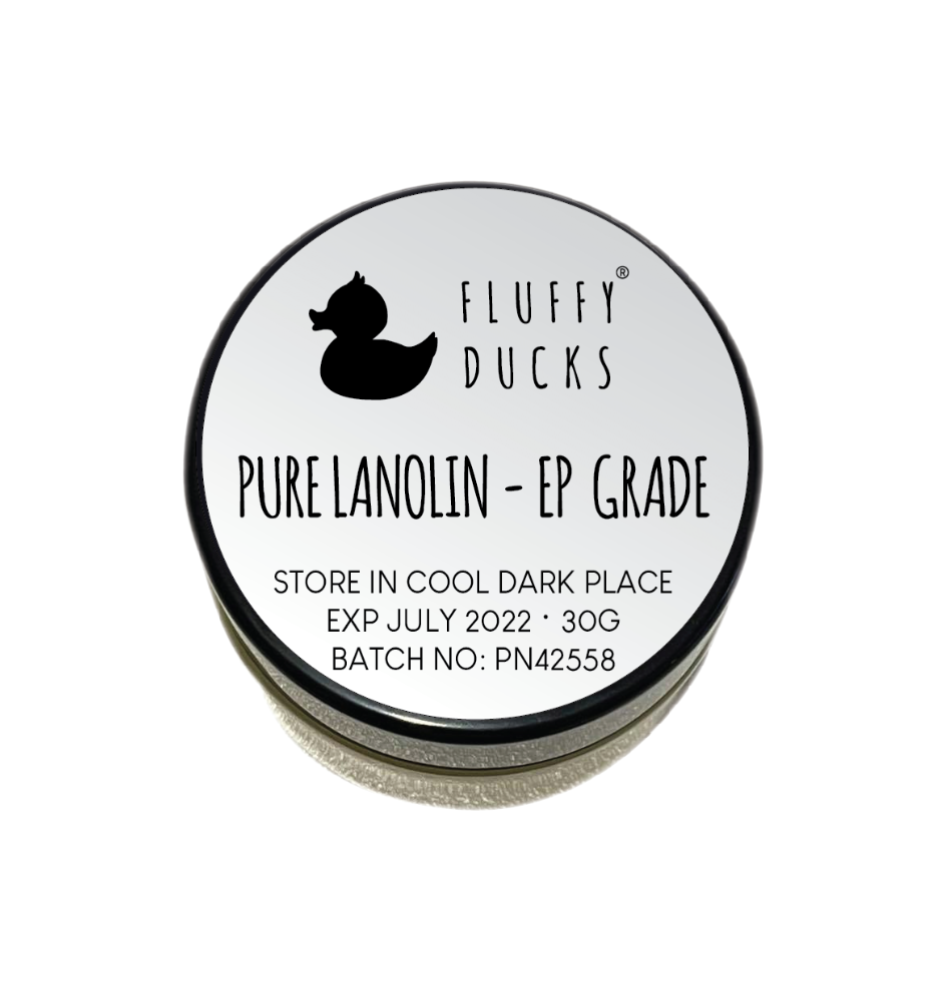 Close-up of Lanolin balm texture, ideal for skin and wool care