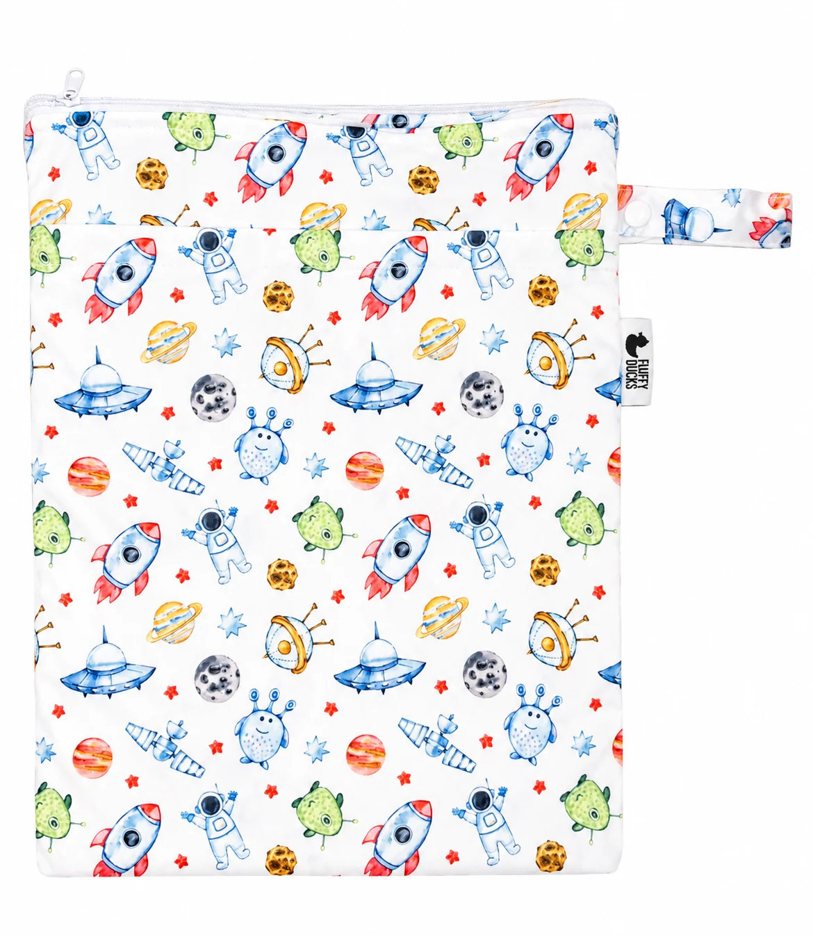 Outer Space Double Pocket Wet Bag