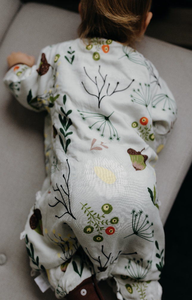 Adjustable ankle cuffs of the Sleep Suit for comfort
