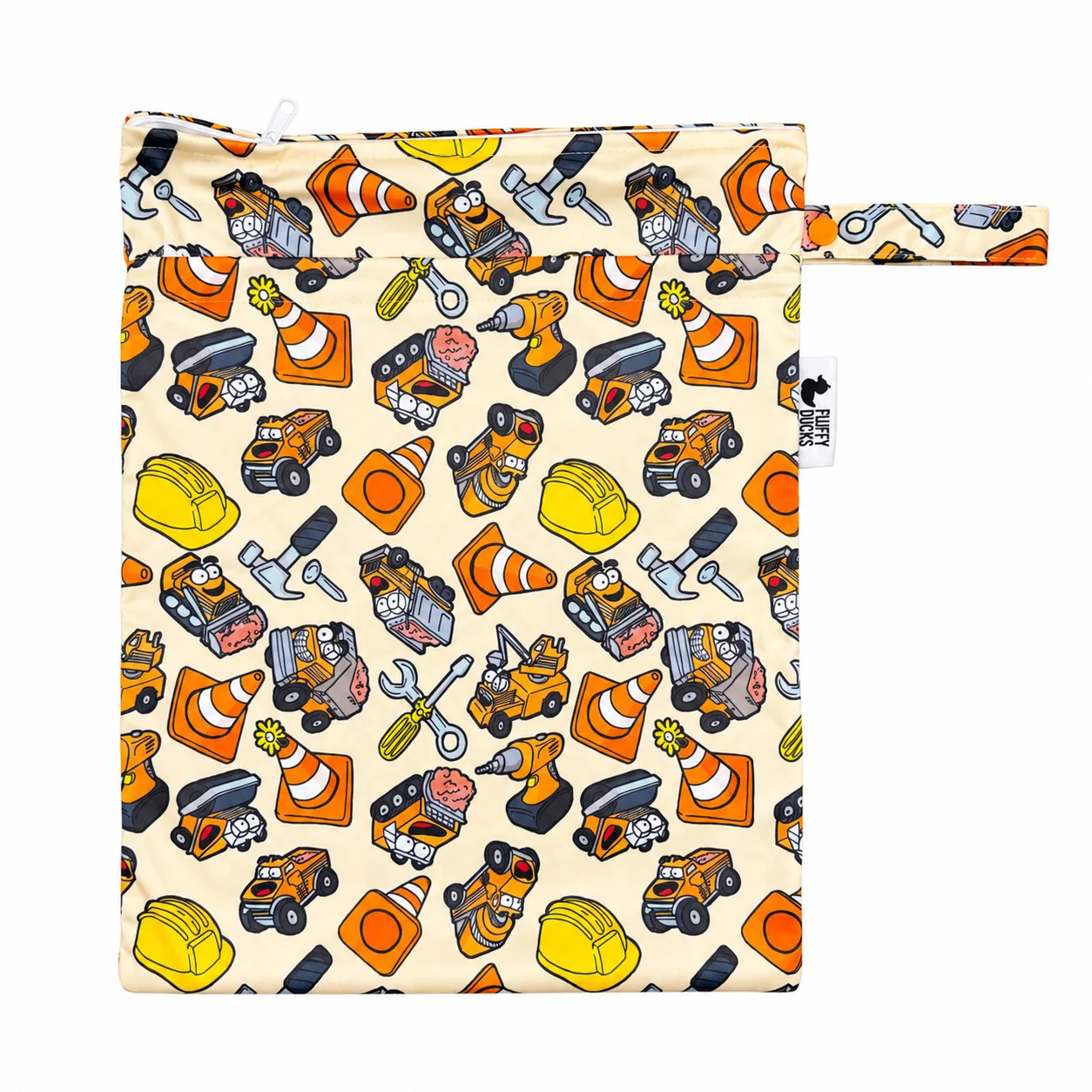 Construction Derby | Double Pocket Wet Bag