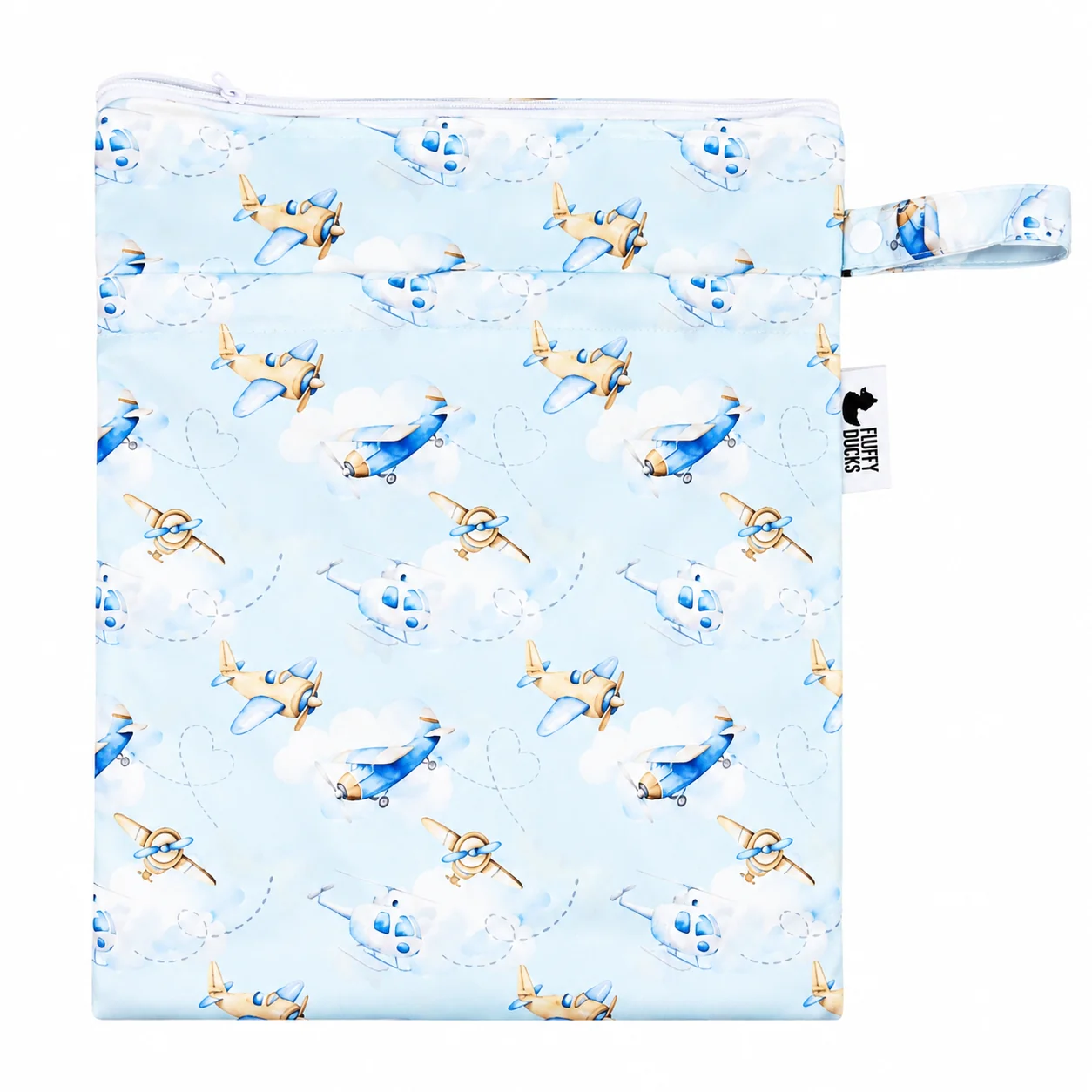 Planes Double Pocket Wet Bag