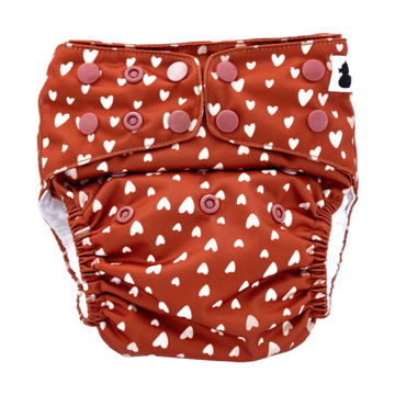 Rustic Hearts XL (Toddler) Cloth Nappy