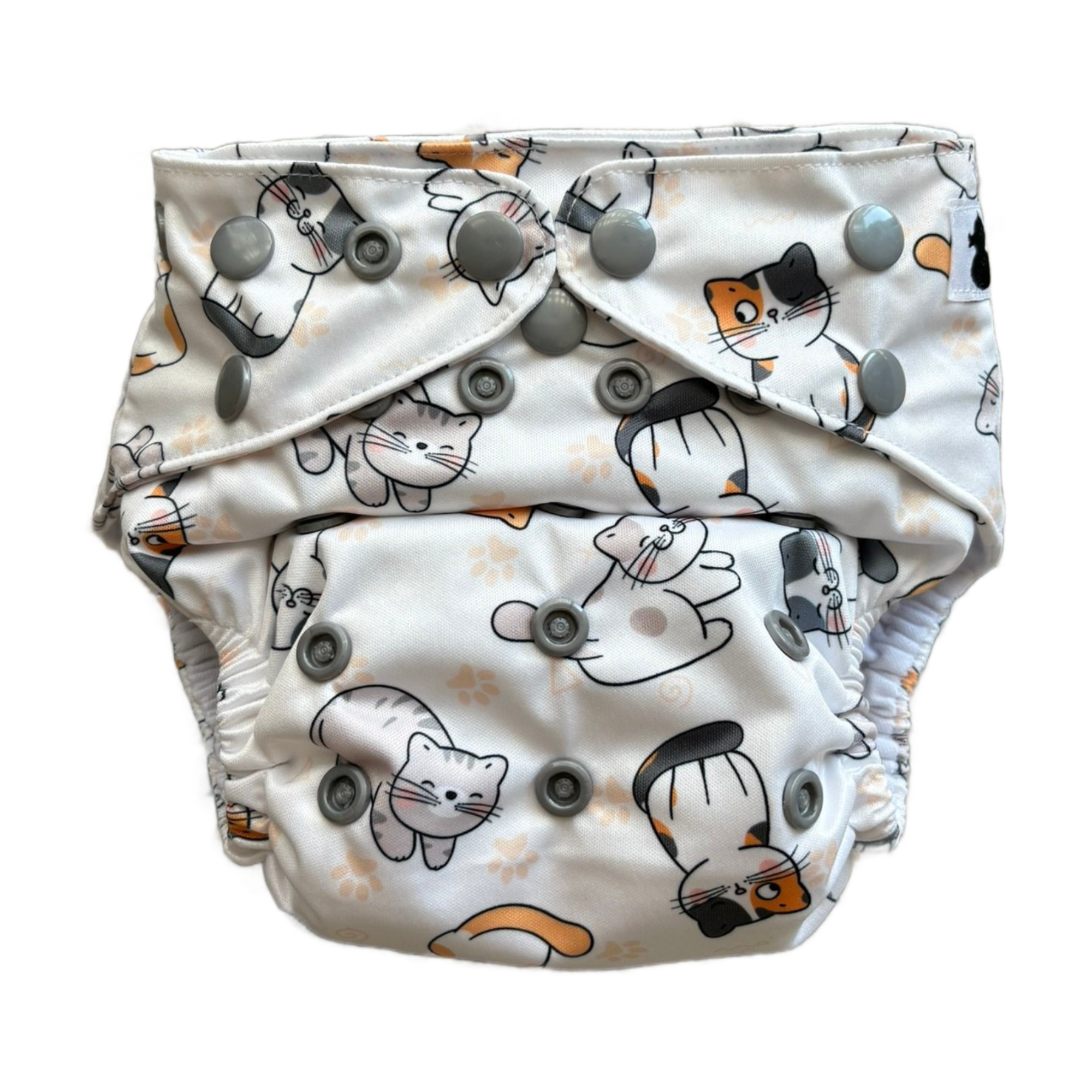 Cats print reusable nappy