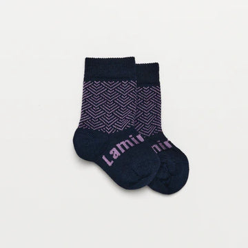 Lamington Merino Wool Crew Socks - Quinn