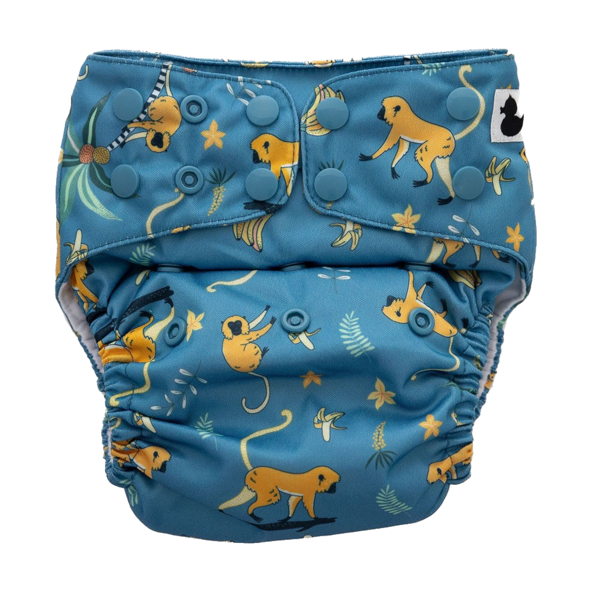 Going Bananas XL (Toddler) Cloth Nappy Fluffy Ducks