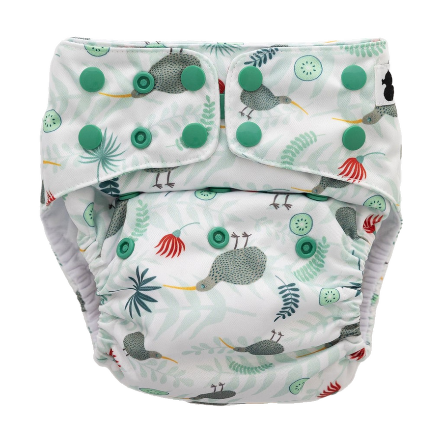 Kiwi Jungle XL (Toddler) Cloth Nappy