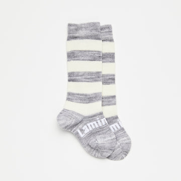 Lamington Merino Wool Knee High Socks - Pebble