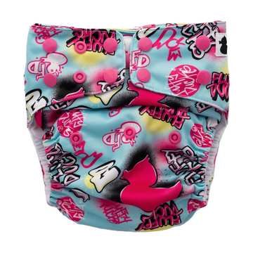 Graffiti Duck XL (Toddler) Cloth Nappy